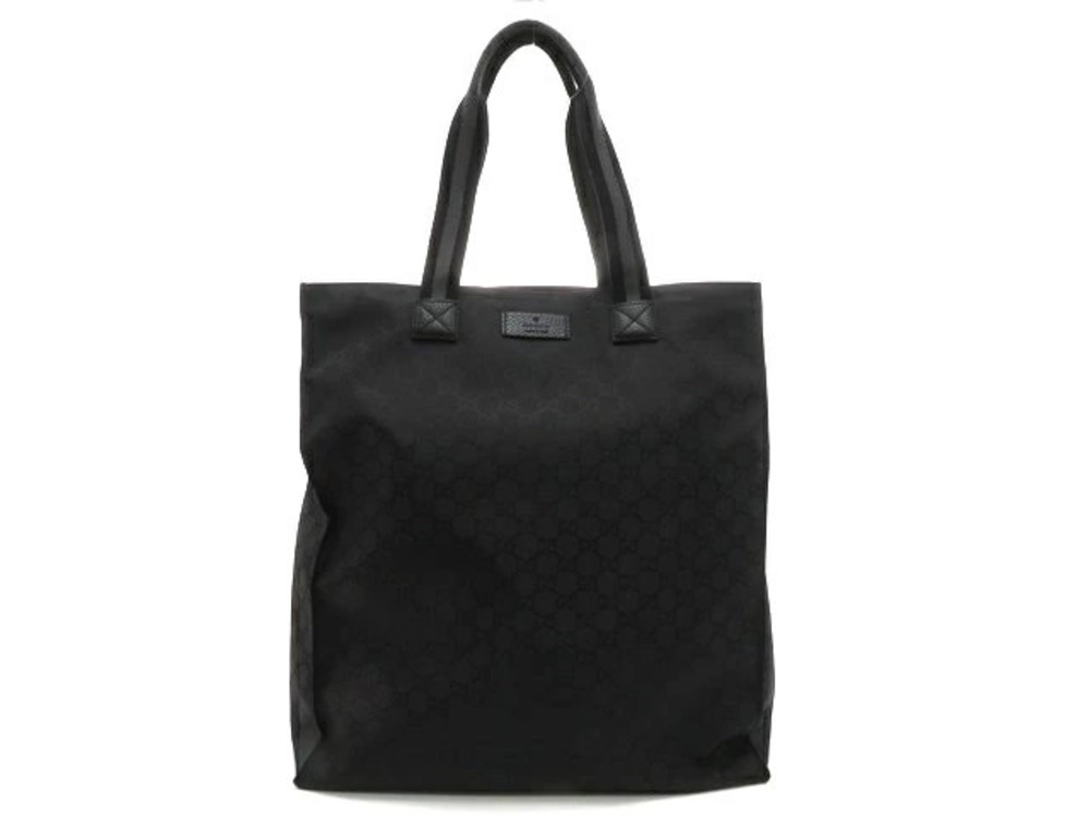 Gucci tote bag black canvas